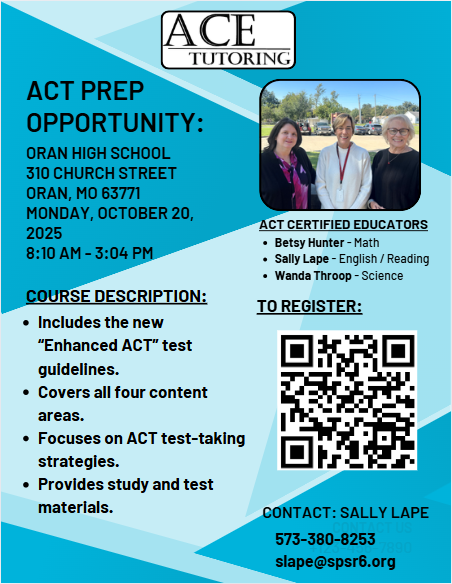 ACT Blitz Flyer