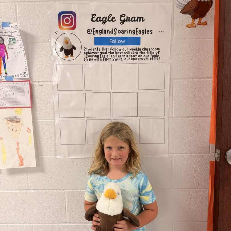 1st grade student of the week 9/29-10/3