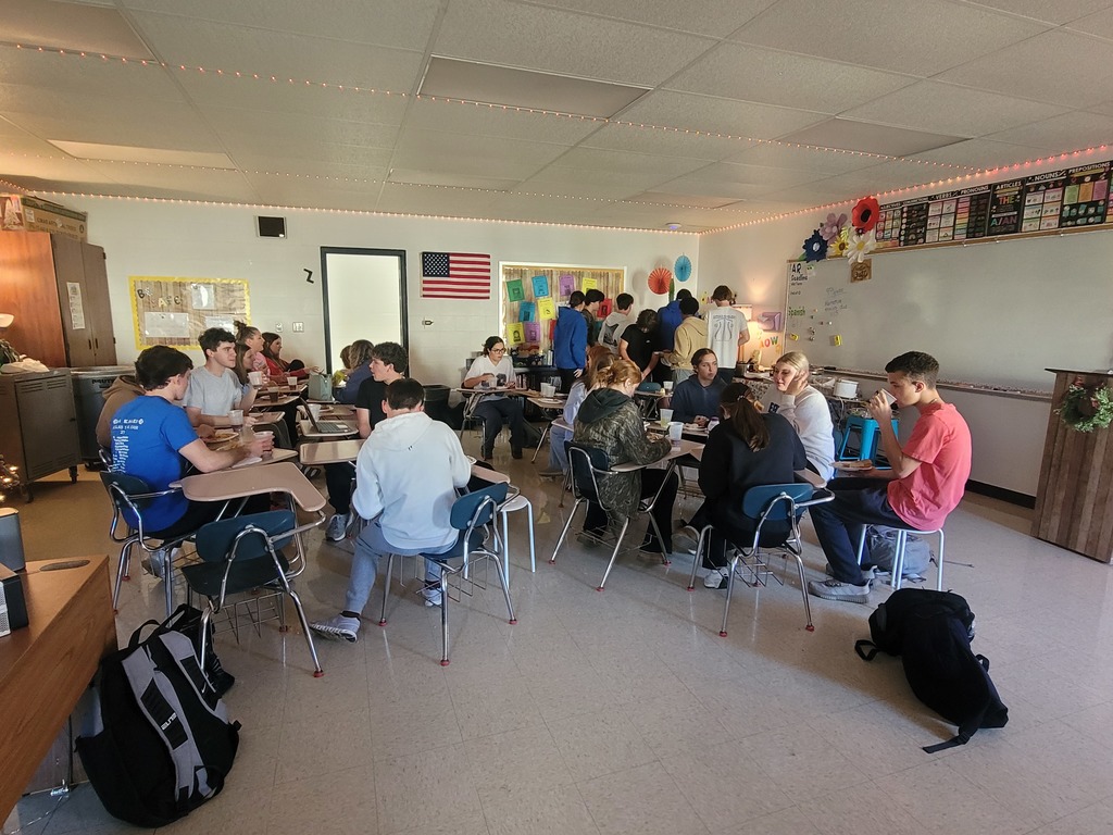 Student Council Halloween potluck. 