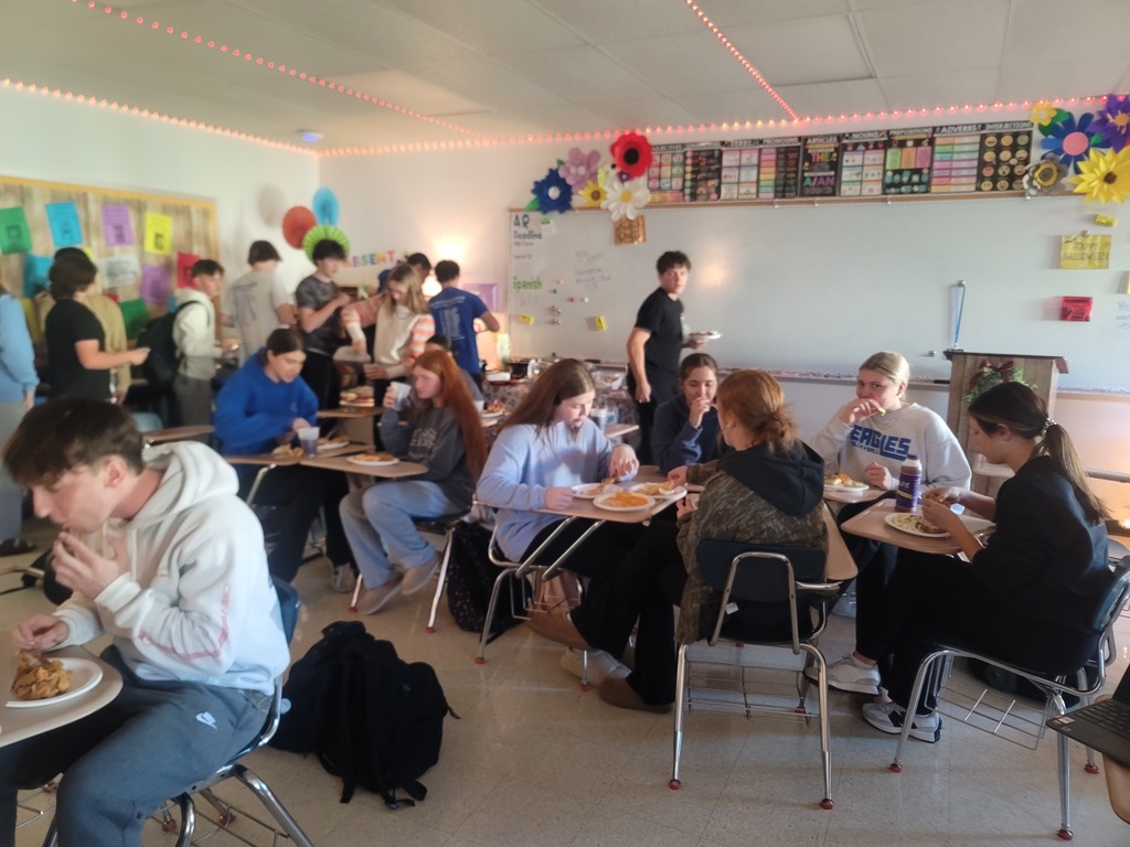 Student Council Halloween potluck.