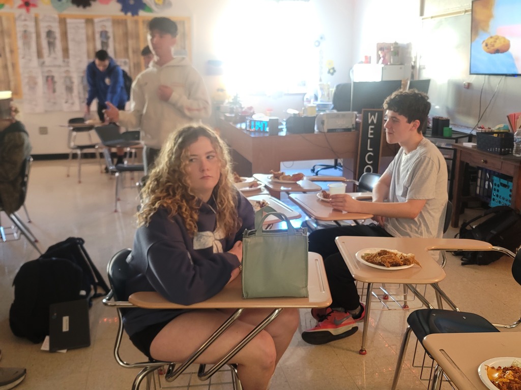 Student Council Halloween potluck.