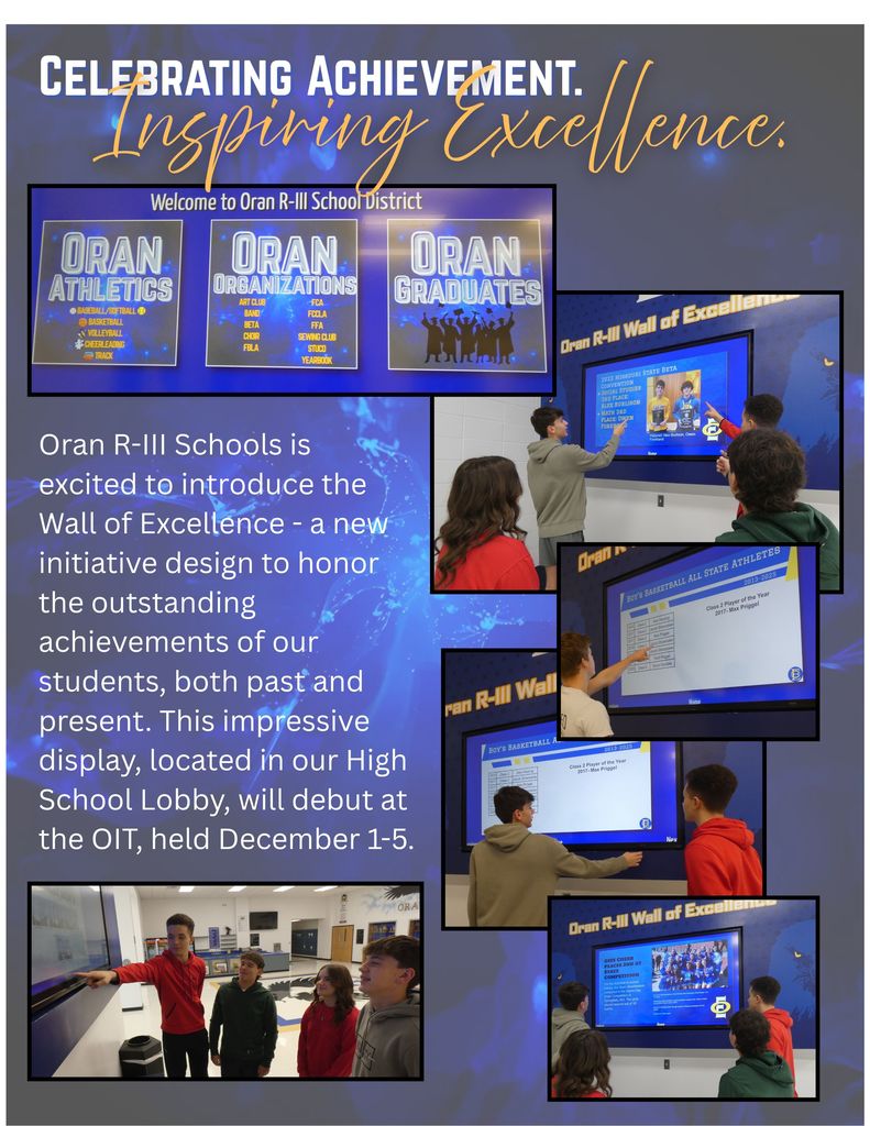 wall of excellence DEBUT SOCIAL POST