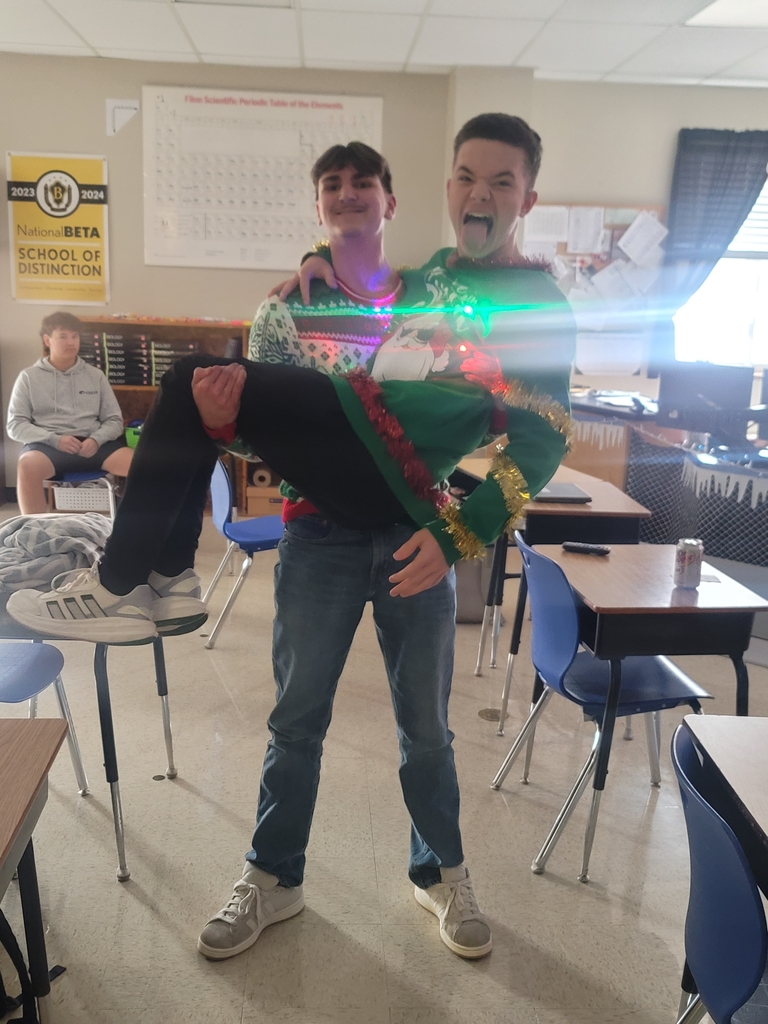 Ugly Christmas sweater, Levi and Dean