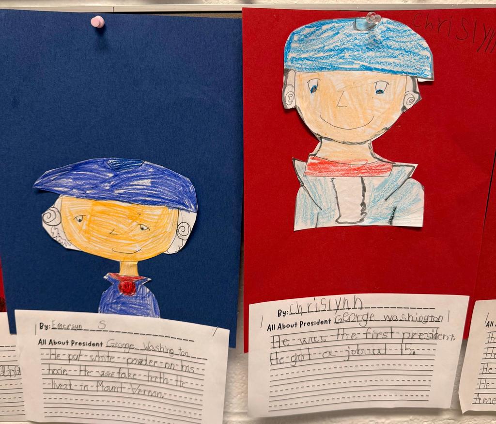 1st grade President writings