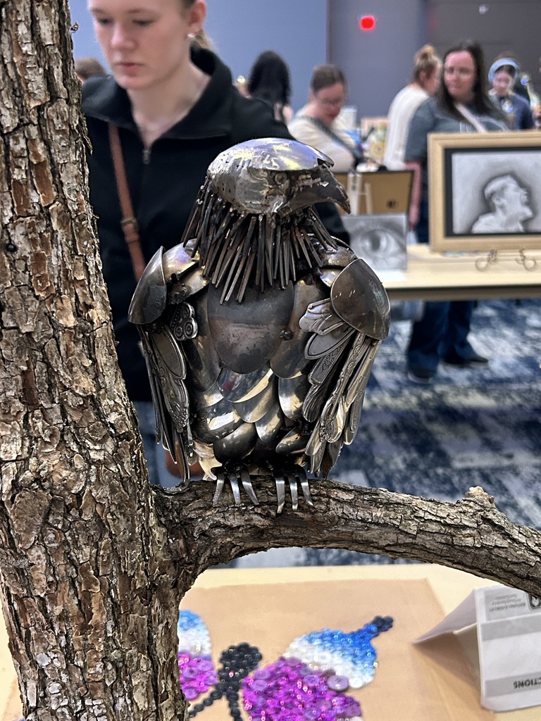 Recycled Art Eagle