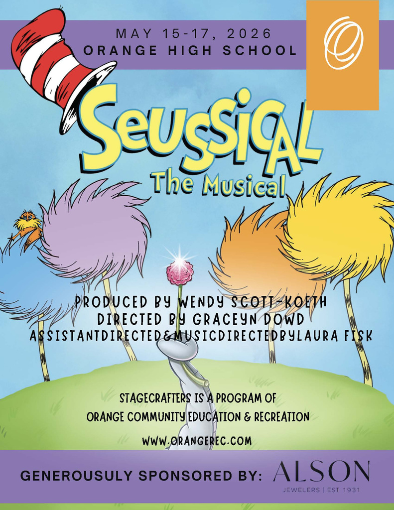 The front cover of the playbill for Seussical the Musical