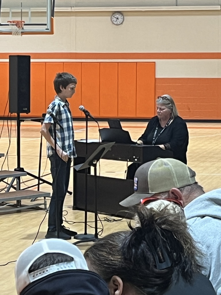 A student performs at the OJH choir winter concert.