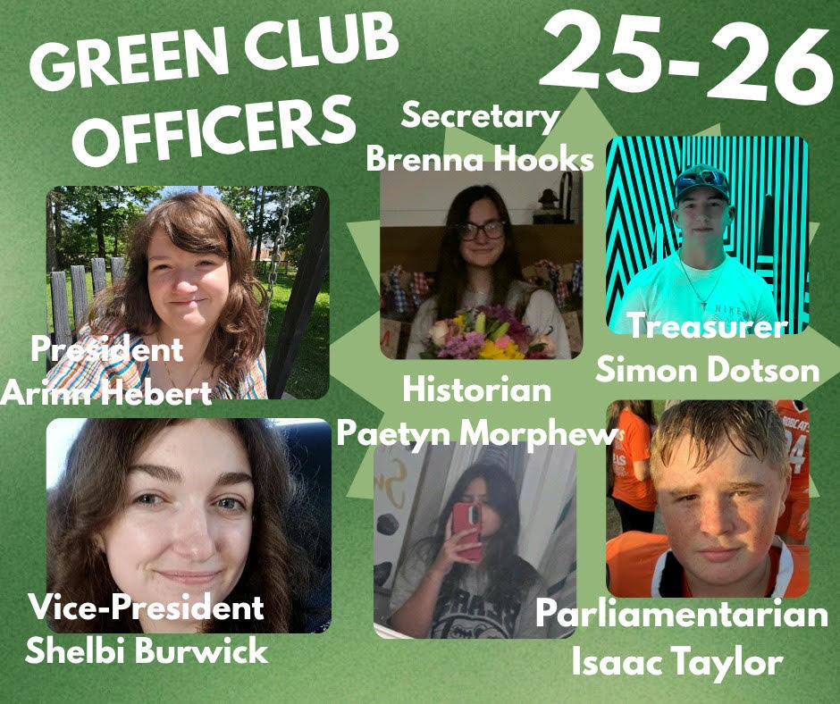 pictures of Green Club officers