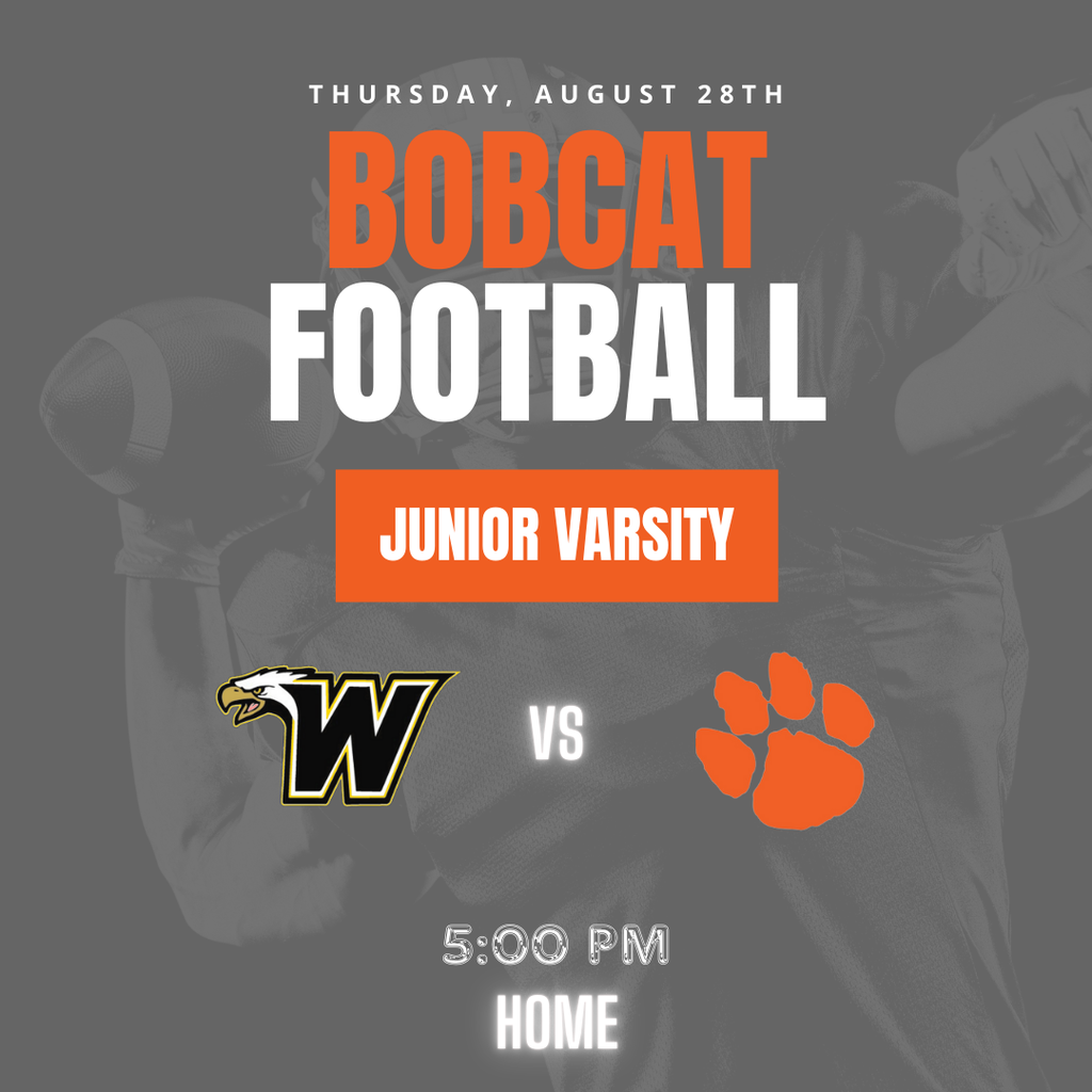 JV Football vs Woodville at home 5pm