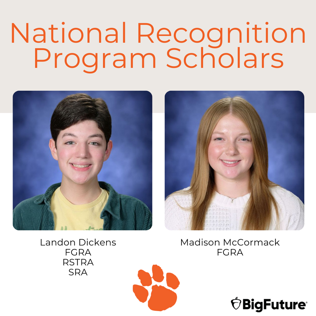National Recognition Program Scholars