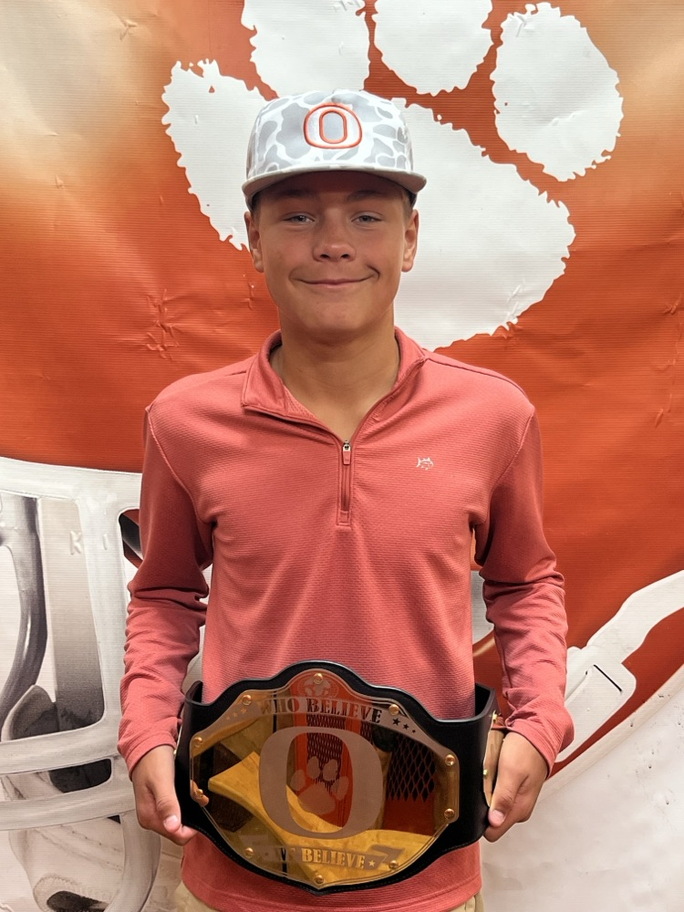 7th grade defensive standout - Tripp Kinchen