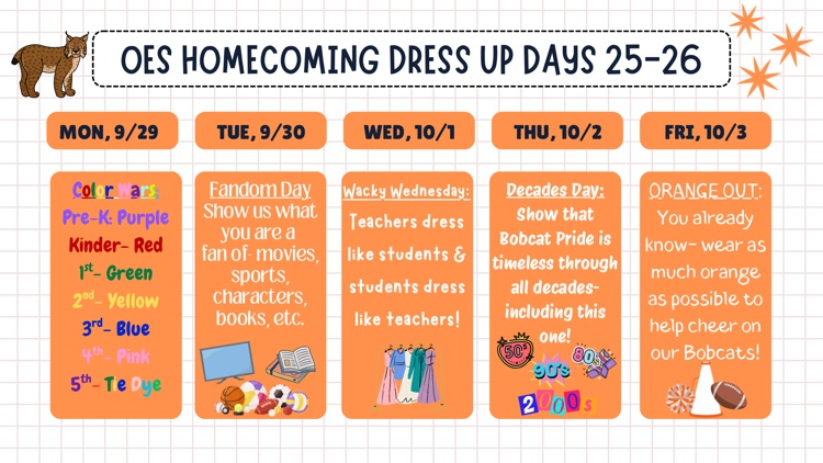 elementary dress up days