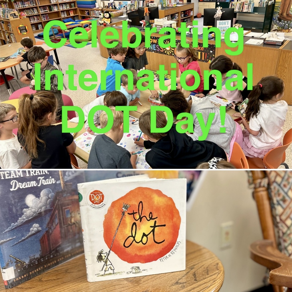 students celebrating Dot Day