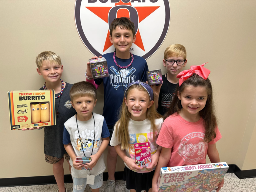 Students with prizes