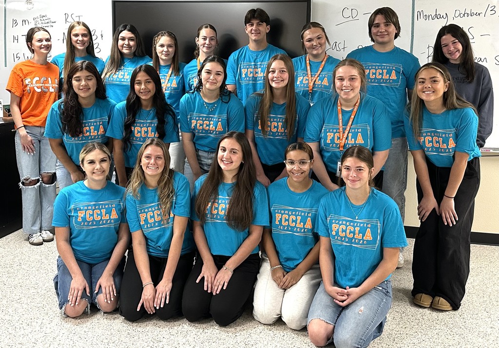 students wearing their FCCLA shirts