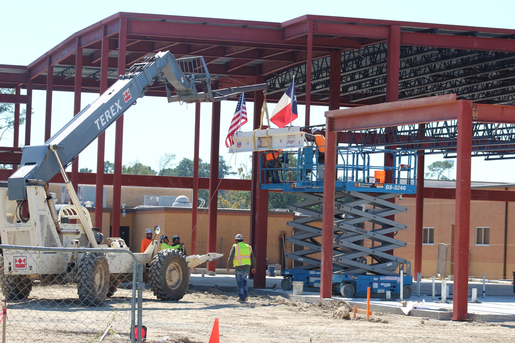 beam being put into place