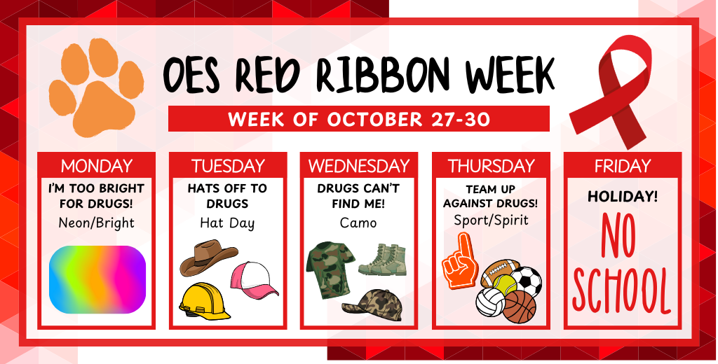 Red Ribbon Dress Up Days