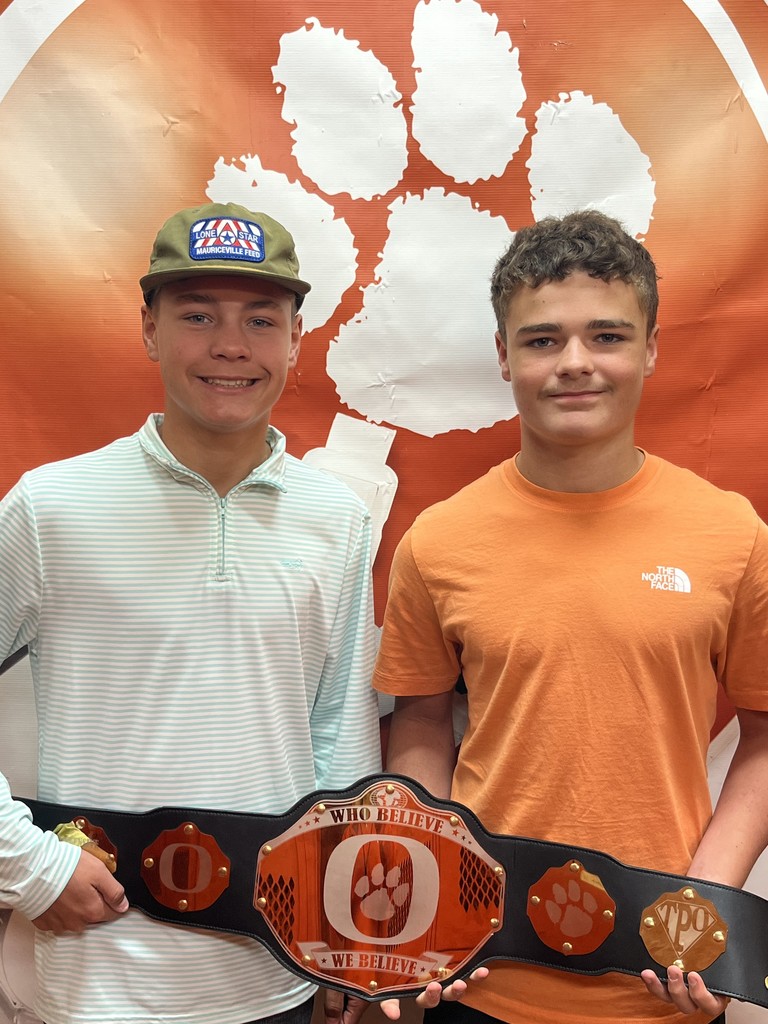 7th grade defensive players - Tripp Kinchen and Hunter Lincecum