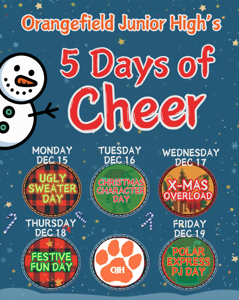 Orangefield Junior High's Days of Cheer