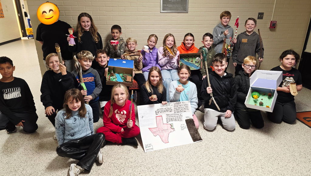 Students with artifacts