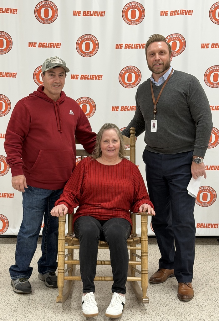 Anetha Myers with husband and Dr. McAlpin, superintendent