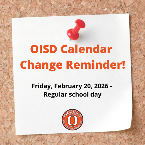 Friday, February 20, 2026 -  Regular school day