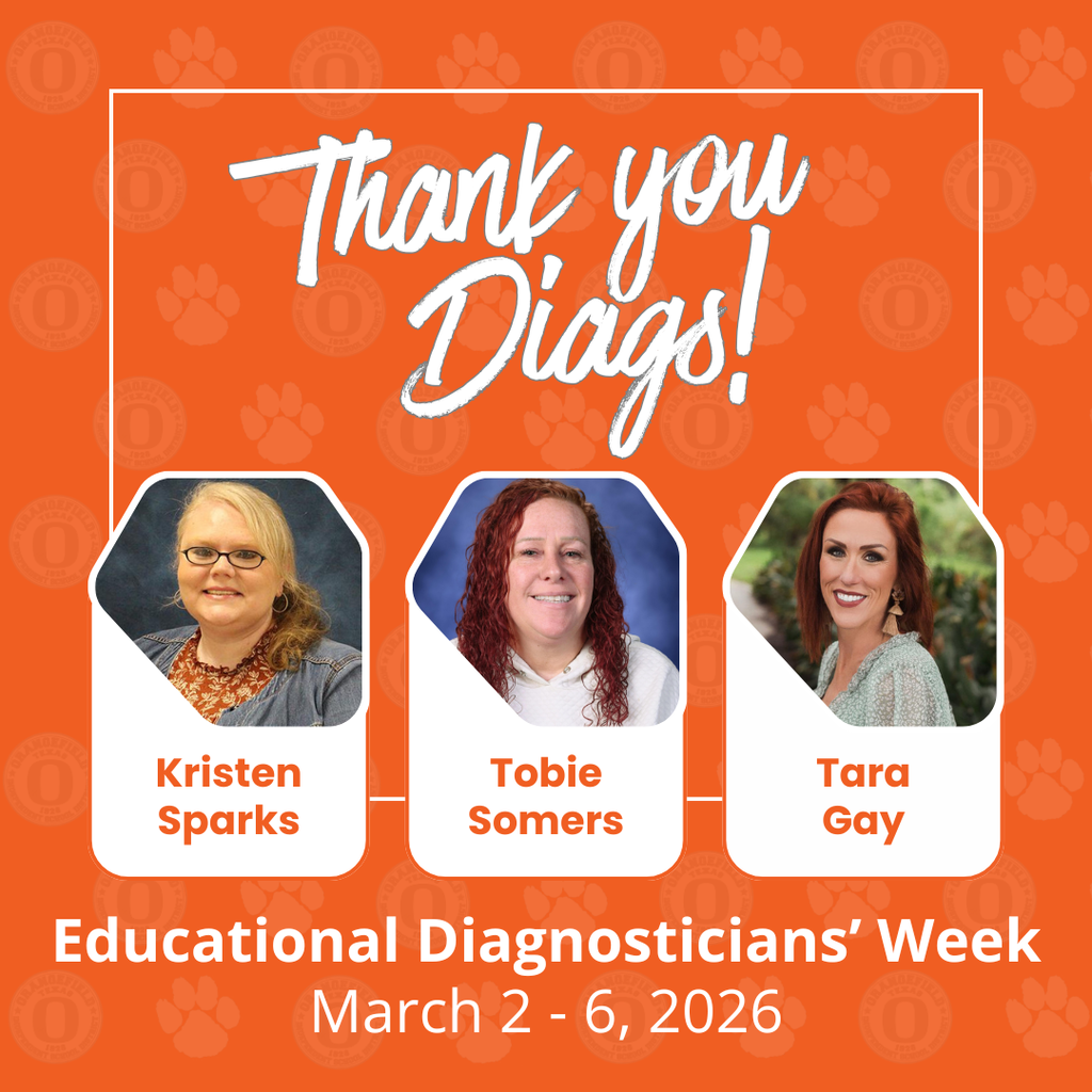 Thank you Diags!  Kristen Sparks, Tobie Somers, Tara Gay.  Educational Diagnosticians' week