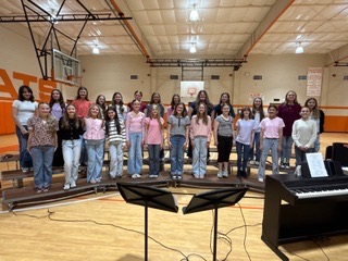 OJH students performing at the Spring Choir Concert.