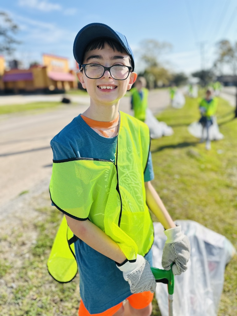 Students Picking up Trash