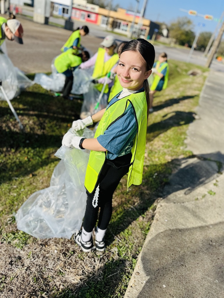 Students Picking up Trash