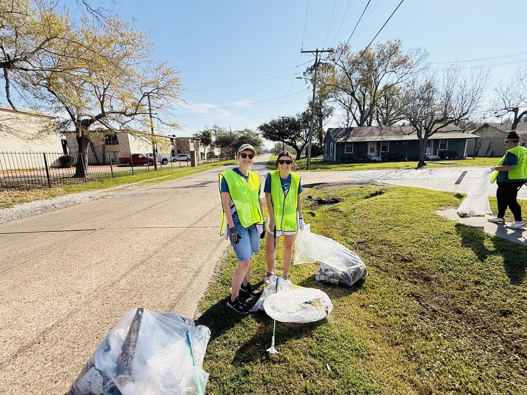 Students Picking up Trash