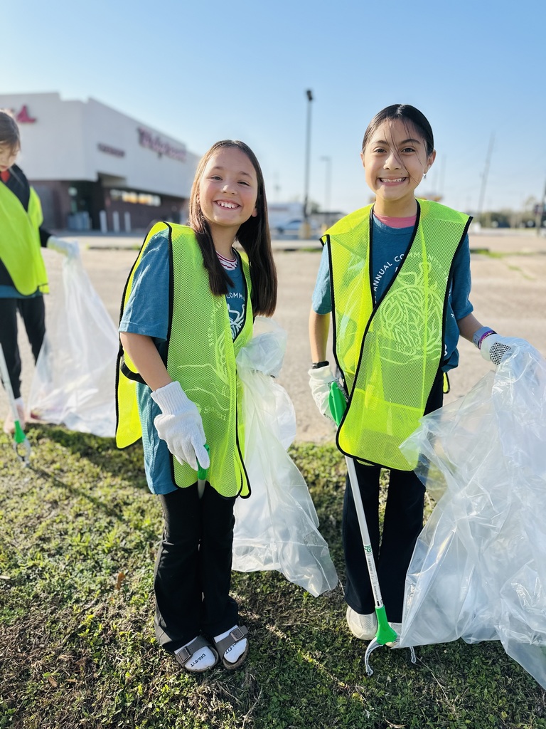 Students Picking up Trash