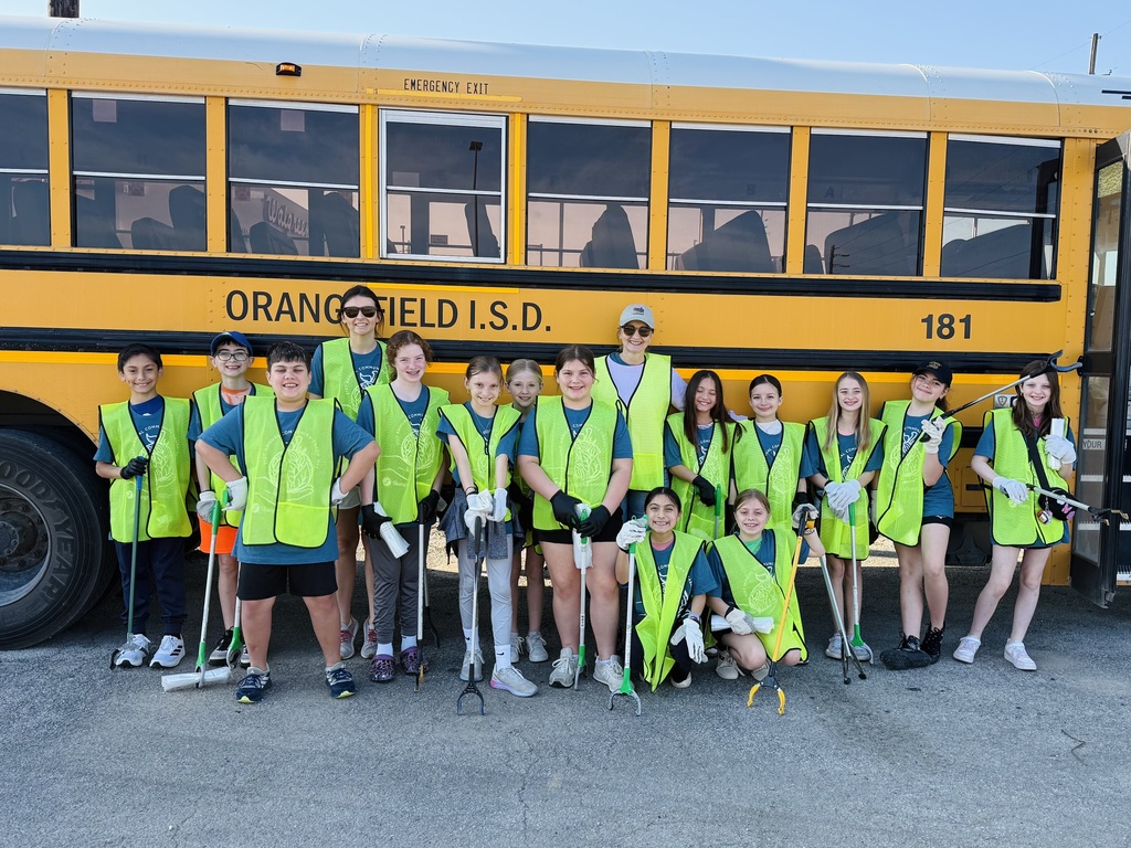 Students Picking up Trash