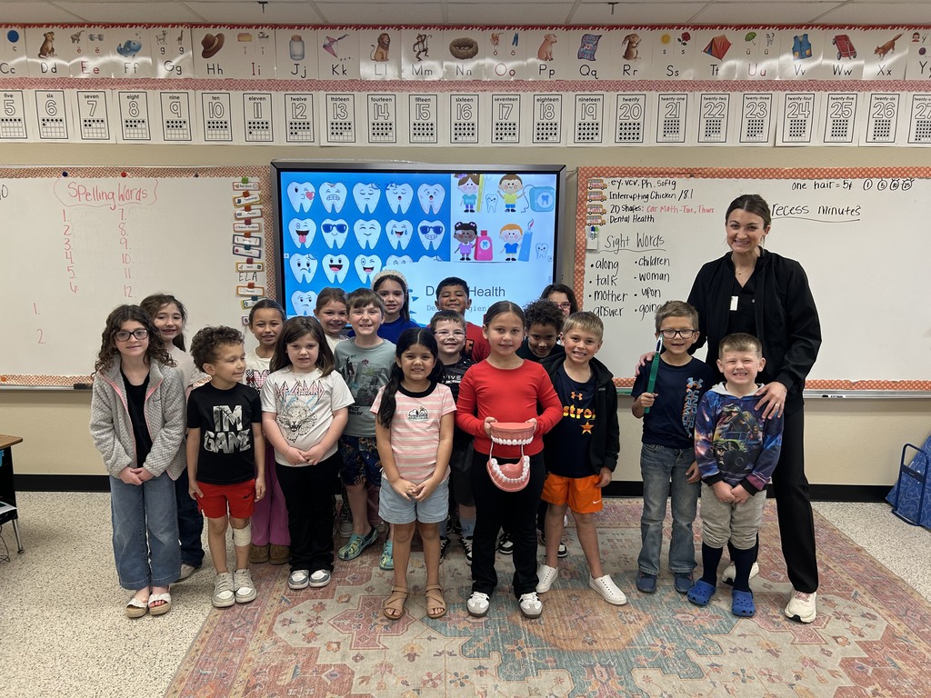 Dentist with Teeth and students