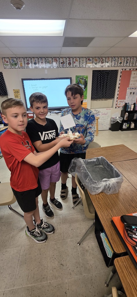 Students completing project