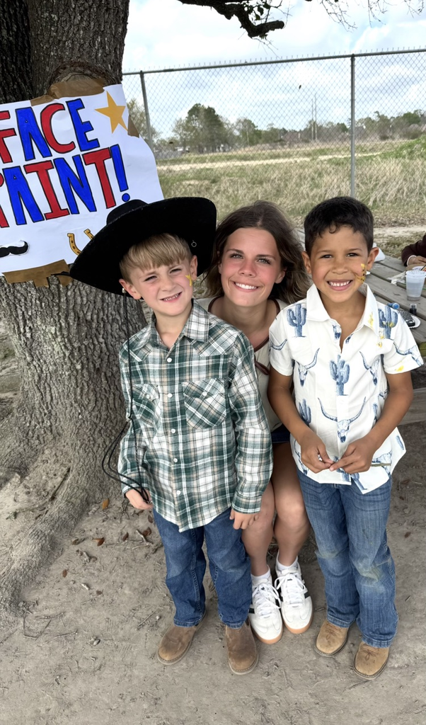 Two children and one high school student  