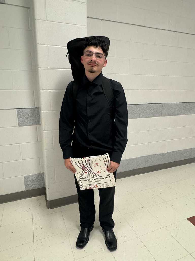 OJH student posing for a picture at the 2026 ATSSB All-Region Clinics and Concert