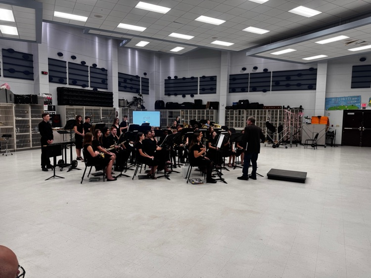 OJH Symphonic Band playing.