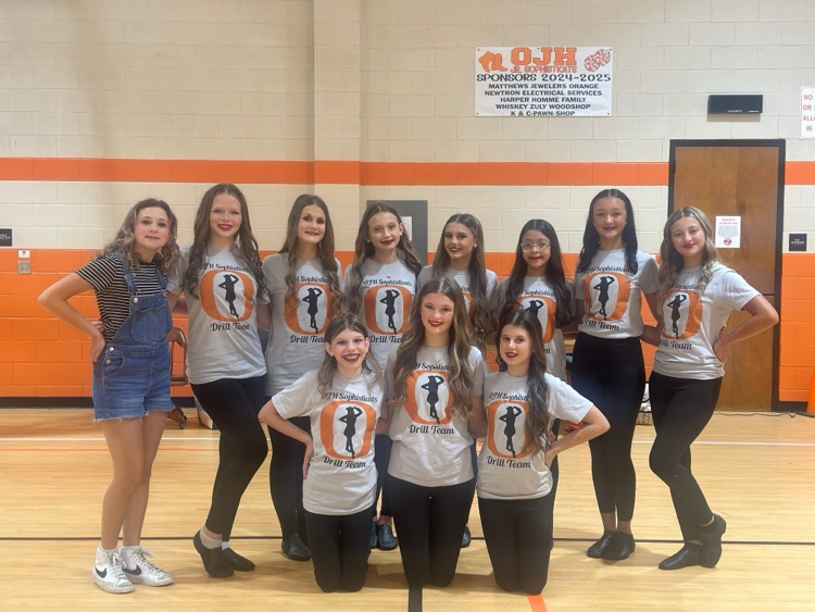 A group picture of 2026 OJH Jr. Sophisticats camp!