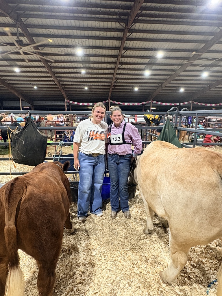 Jenna with OJH Ag teacher, Ms. Benton.