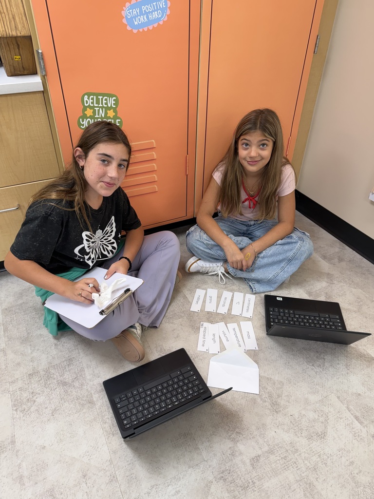 students working on project