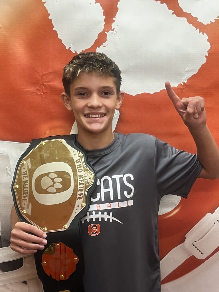 7th grade offensive player - Mayce Daville