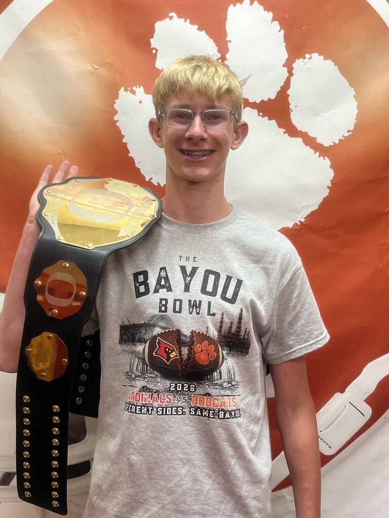 7th grade defensive player - Cooper Sonnier 