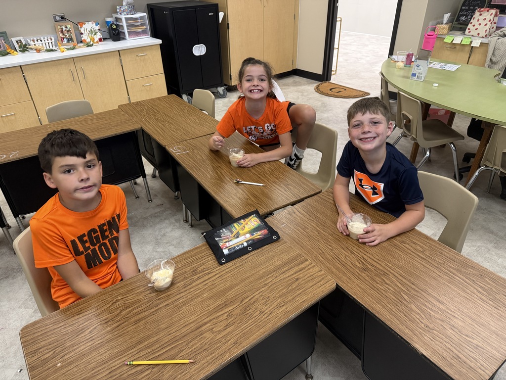 Students doing experiment