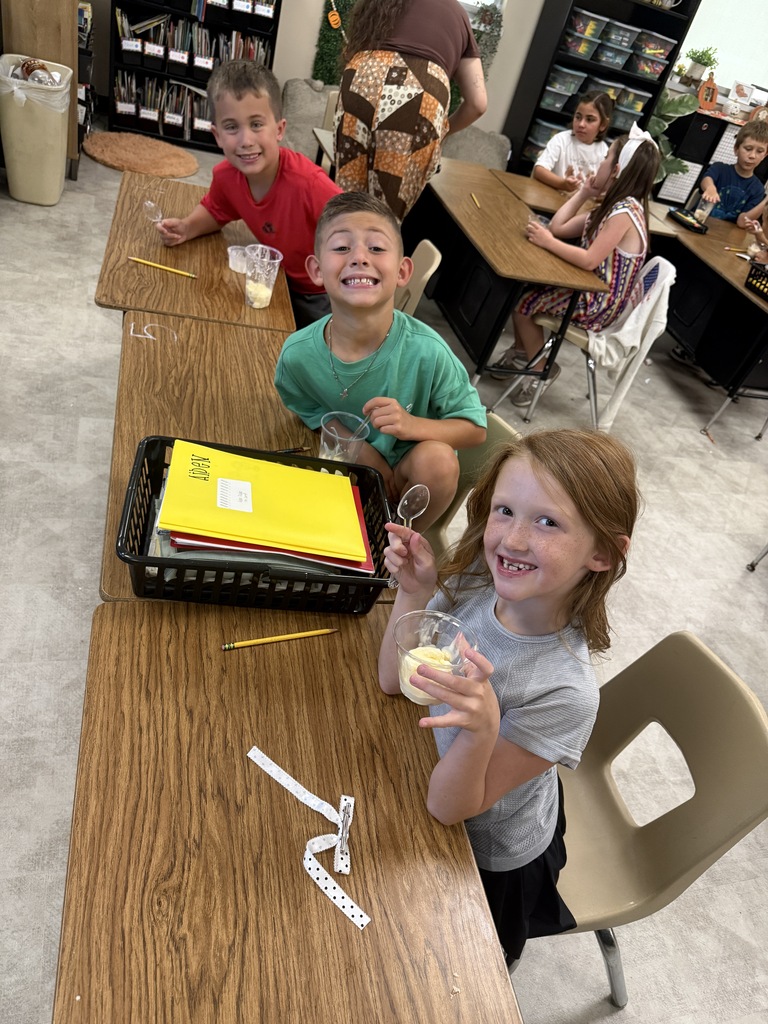 Students doing experiment