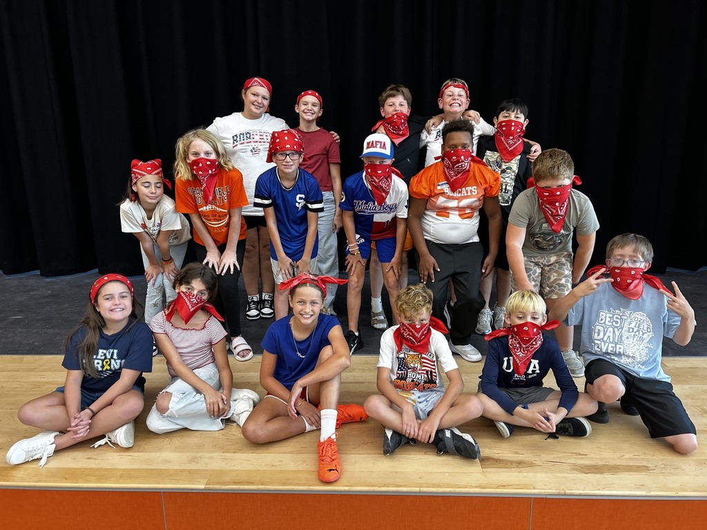 Red Bandana 5th Grade