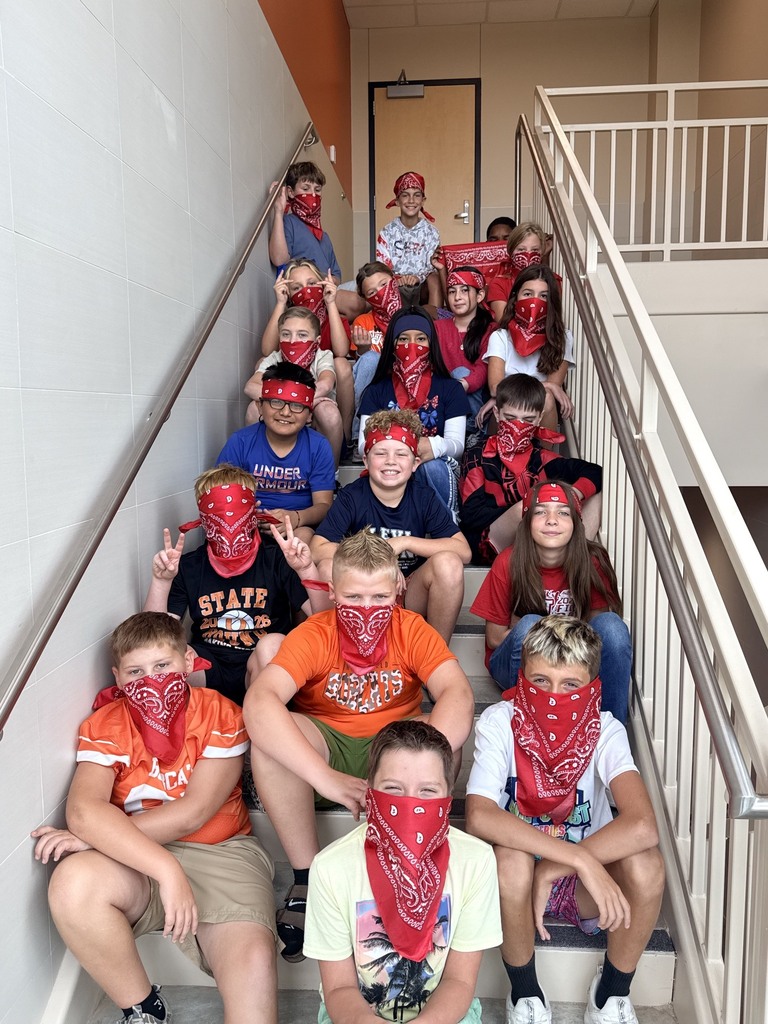 Red Bandana 5th Grade