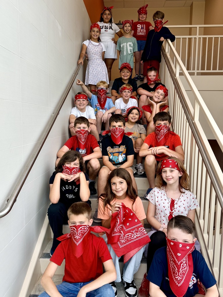 Red Bandana 5th Grade