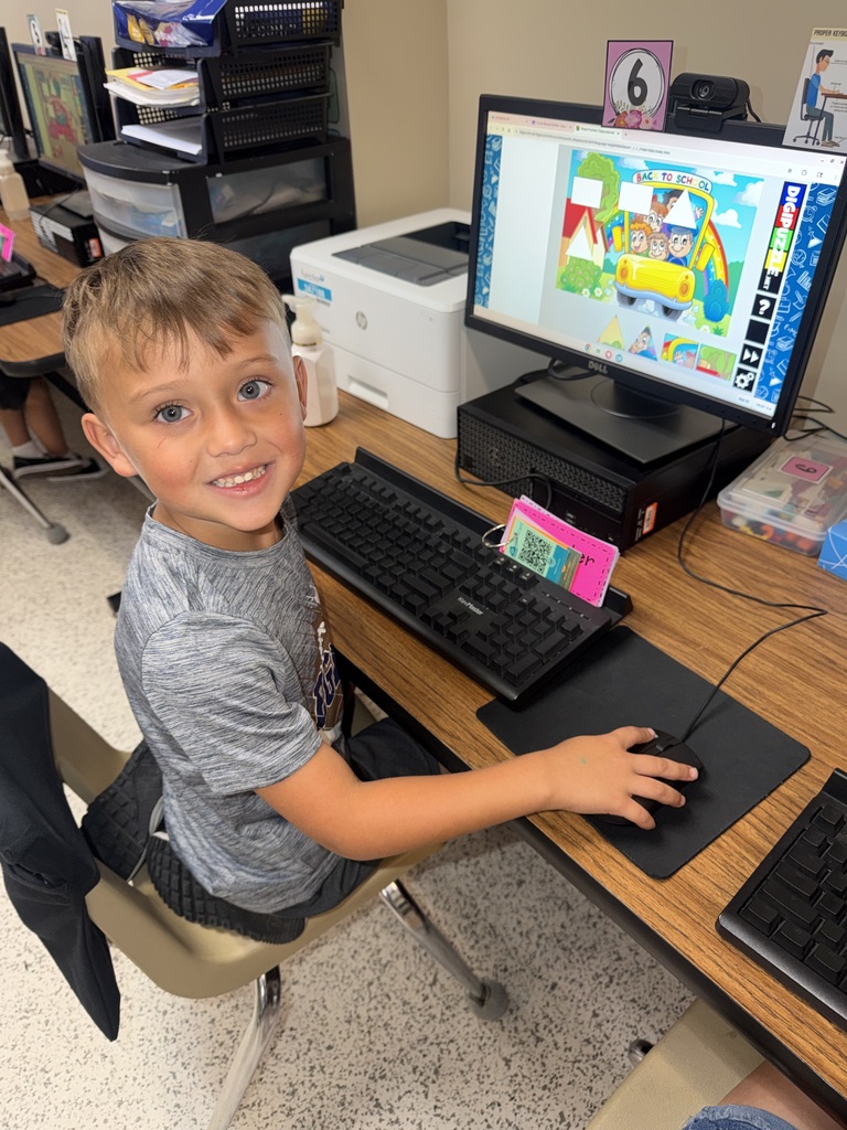 Student on Computer