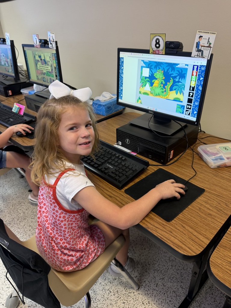 Student on Computer